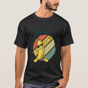 Banane Vintage Lustige Banane Meme Lasst Uns Banan T-Shirt