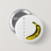 Bananen-Abzeichen Button (Vorne & Hinten)