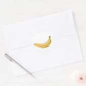 Bananen-Aufkleber Runder Aufkleber (Umschlag)