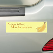 Bananen-Autoaufkleber Autoaufkleber (Auf Auto)