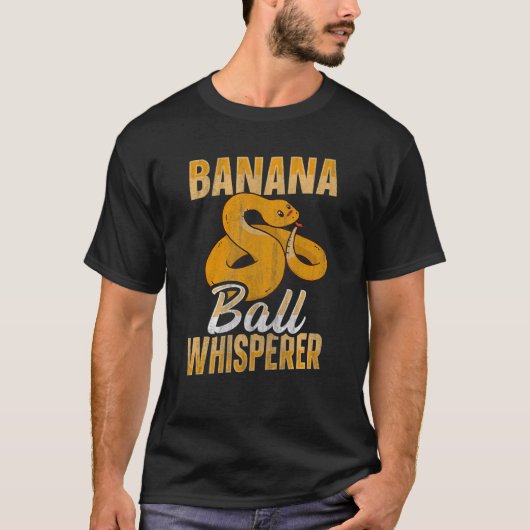 Bananen-Ball-Flüsterer-Schlange-Ballpython 1 T-Shirt (Vorderseite)