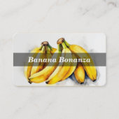 Bananen/Bananen/Obst Visitenkarte (Vorderseite)