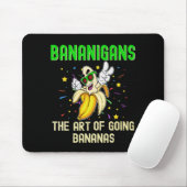 Bananen, Bananen, Sonnenbrille Mousepad (Mit Mouse)