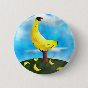 Bananen-Baum Button