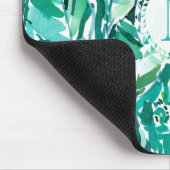 BANANEN-BLATT-DSCHUNGEL Grün tropisch Mousepad (Ecke)
