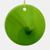 Bananen-Blatt Keramik Ornament (Hinten)