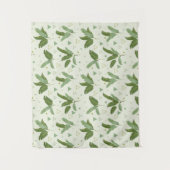 Bananen-Blatt mit Dreiecken Wandteppich (Vorderseite)