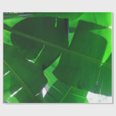 Bananen-Blätter Geschenkpapier (Flach)