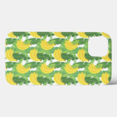 Bananen-Blätter und Fruchtmuster Case-Mate iPhone Hülle (Rückseite (Horizontal))