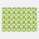 Bananen-Blätter und Fruchtmuster Geschenkpapier Set (Vorderseite 3)