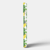 Bananen-Blätter und Fruchtmuster | Monogramm Case-Mate iPhone Hülle (Rückseite / Links)