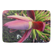 Bananen-Blumen-Nahaufnahme Badematte (Vorderseite)