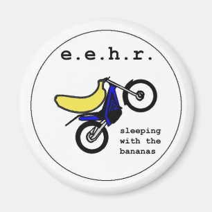 Bananen-Bremsungs-Motorradfahrer Magnet