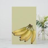 Bananen Briefpapier (Stehend Vorderseite)