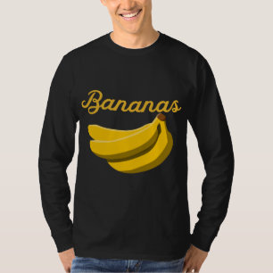Bananen-Cluster Funny Delicious Yellow Fruit lo T-Shirt