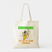 Bananen, Coole Gelbfrüchte Tragetasche (Rückseite)