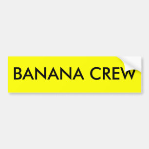 BANANEN-CREW AUTOAUFKLEBER