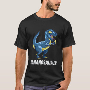 Bananen-Dinosaurier-Banane Sommerfrucht Vegane Leb T-Shirt