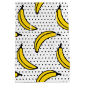Bananen-Druck Mittlere Geschenktüte (Rückseite)