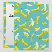 Bananen Einladung (Vorne/Hinten)