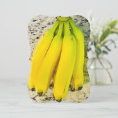 Bananen Einladung (Stehend Vorderseite)