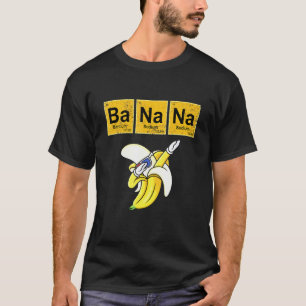 Bananen-Elementar-Quadrat-Chemie-Wissenschaftslehr T-Shirt