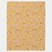 Bananen Fleecedecke (Vorderseite)