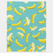 Bananen Fleecedecke (Vorderseite)