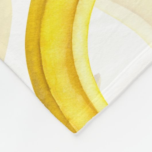 Bananen Fleecedecke (Ecke)
