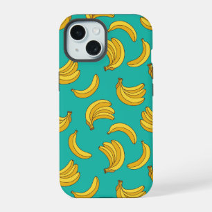 Bananen-Frucht-Spaß-Muster iPhone 15 Hülle