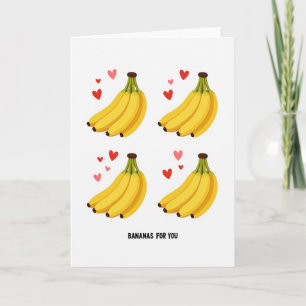 Bananen Für Dein Herz Karte