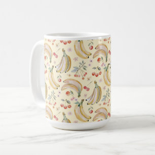 Bananen für Kirschen Kaffeetasse