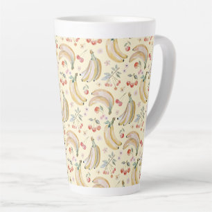 Bananen für Kirschen Milchtasse