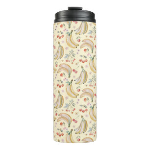 Bananen für Kirschen Thermosbecher