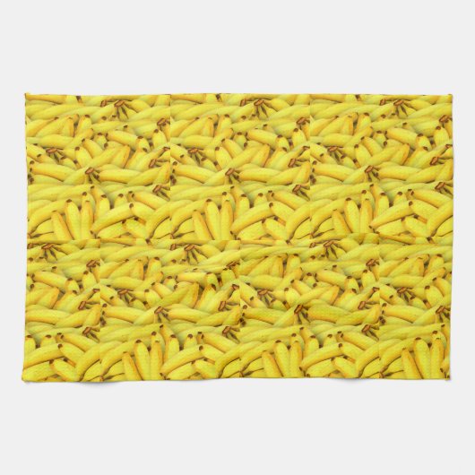 Bananen gelb geschirrtuch (Horizontal)