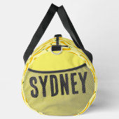 Bananen Gelber Individuelle Name Duffle Bag (Rechts)