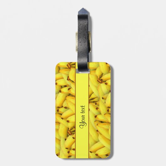 Bananen Gepäckanhänger (Rückseite vertikal)