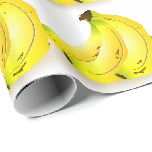Bananen Geschenkpapier (Rolleneckpunkt)