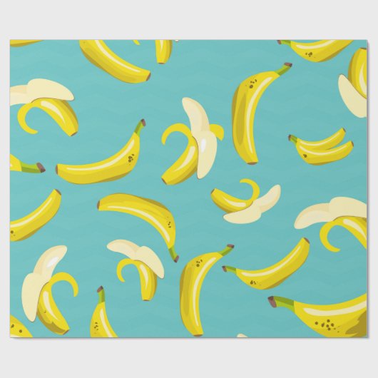 Bananen Geschenkpapier (Flach)