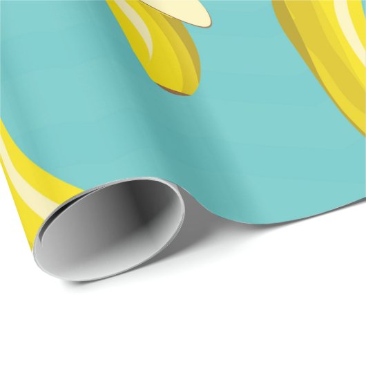 Bananen Geschenkpapier (Rolleneckpunkt)
