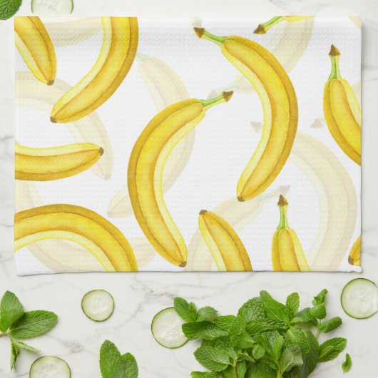 Bananen Geschirrtuch (Gefaltet)