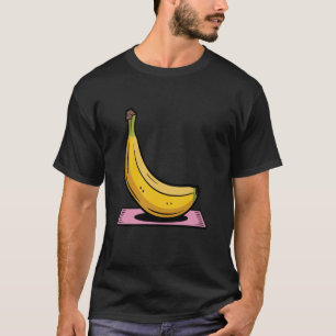 Bananen-Gleichgewichts-Illustration Minimalistisch T-Shirt