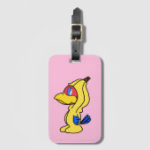 Bananen-Jayhawk Gepäckanhänger (Vorderseite Vertikal)