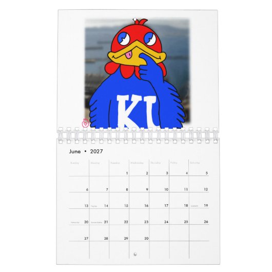 Bananen-Jayhawk Kalender (Jun 2027)