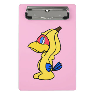 Bananen-Jayhawk Mini Klemmbrett