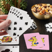 Bananen-Jayhawk Spielkarten (In Situ)