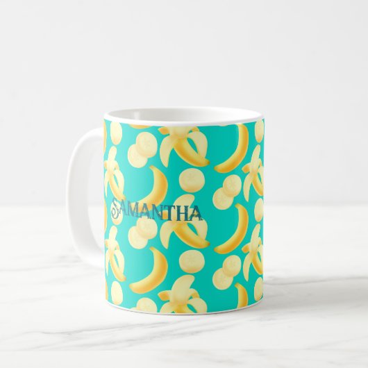 Bananen Kaffeetasse (Vorderseite Links)
