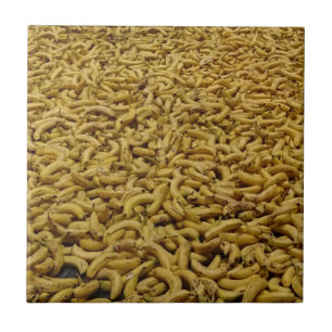 Bananen Kleine Fotos (4,25" x 4,25") Keramik Fliese
