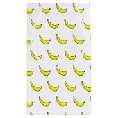 Bananen Kleine Geschenktasche Geschenktüte (Rückseite)