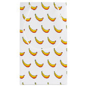 Bananen Kleine Geschenktasche Geschenktüte (Rückseite)